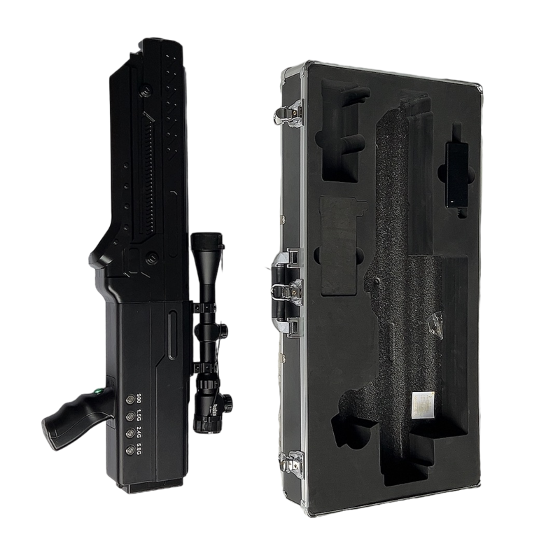  临河手持便携式枪型低空防御反制四通道A型