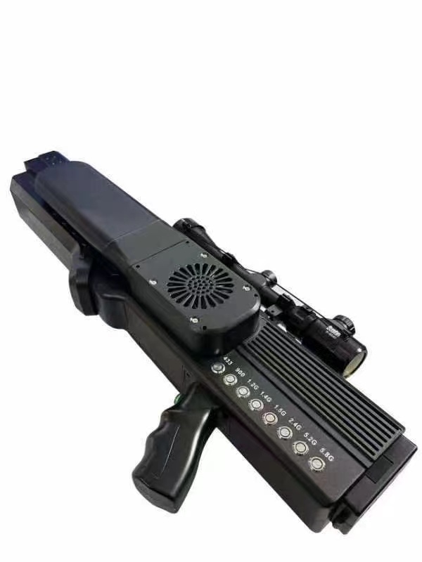  临河手持便携式枪型低空防御反制八通道